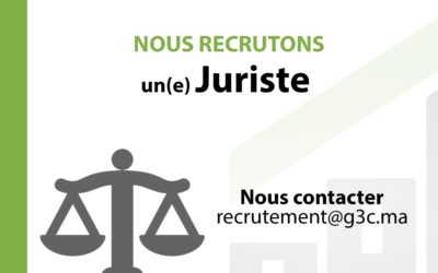 G3C, acteur majeur du secteur BTP, recherche un(e) Juriste.